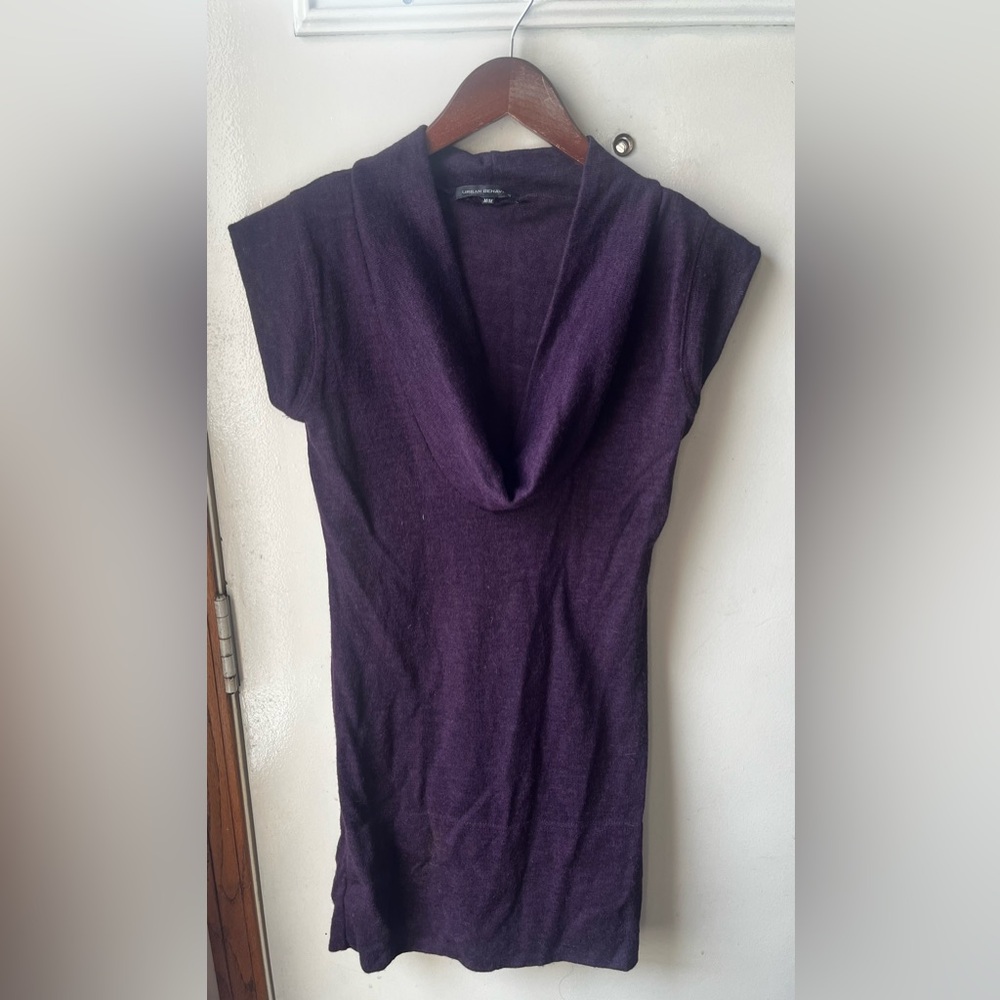 3/$25 Purple Cowl Neckline Tunic top